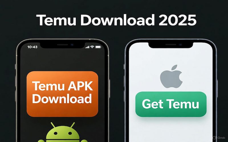 temu app download guide 2025 - android apk vs ios app store comparison with smartphones